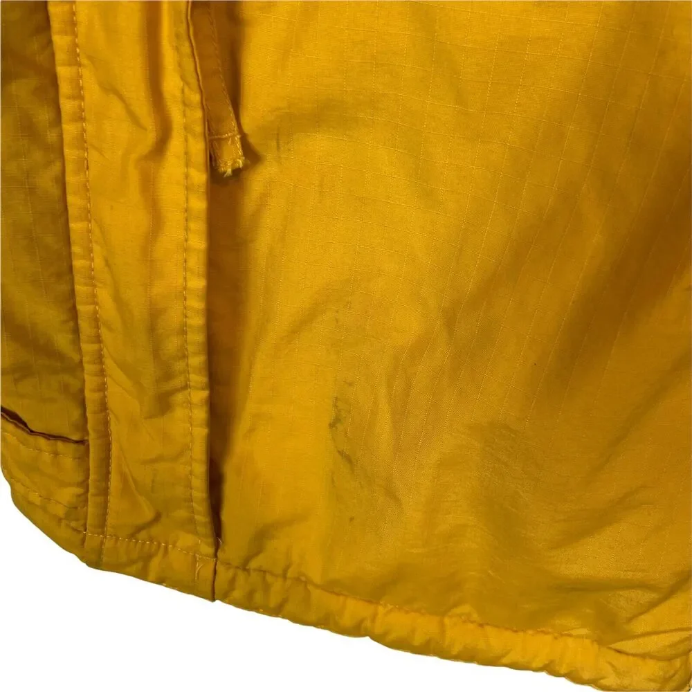 Polo Ralph Lauren Men's Yellow Black Windbreaker Jacket Size Large Vintage